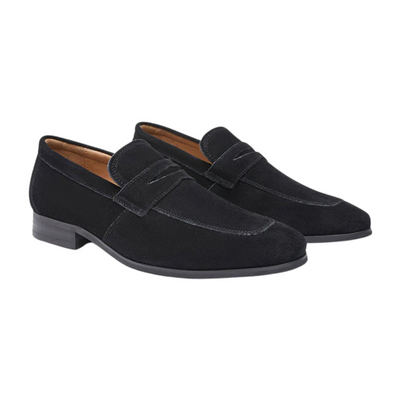 Suede Penny Loafers