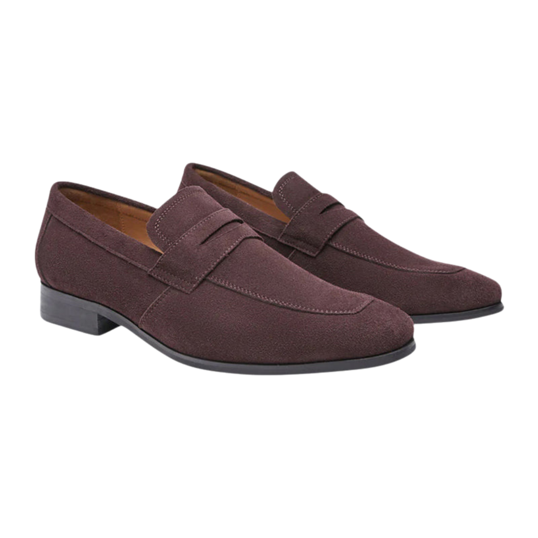 Suede Penny Loafers