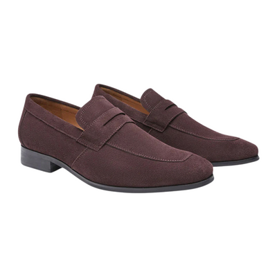 Suede Penny Loafers