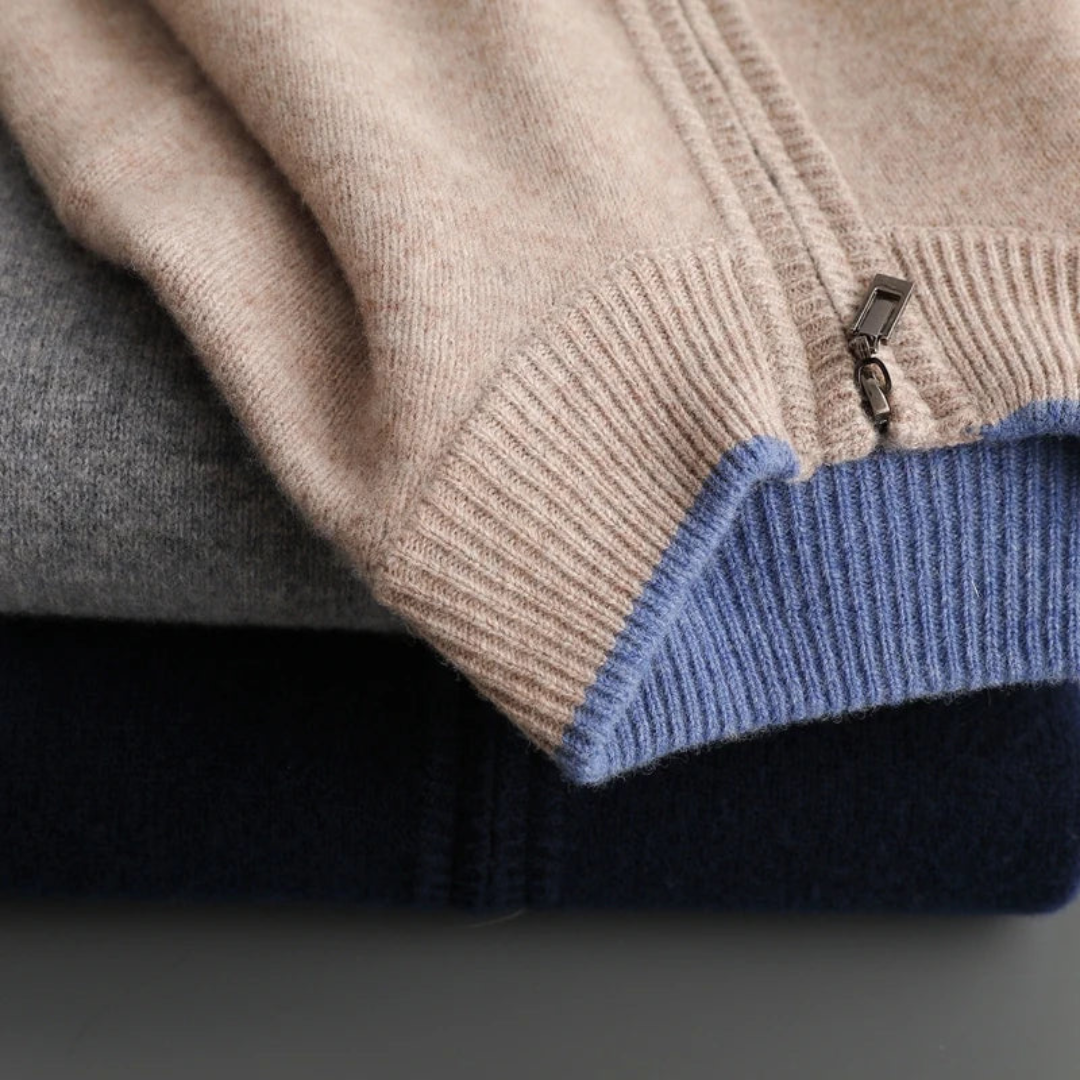 Cashmere Zip Vest
