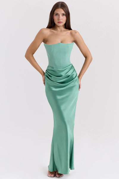 Émeraude Satinée Dress
