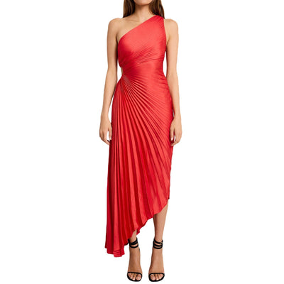 Crimson Éclat Dress