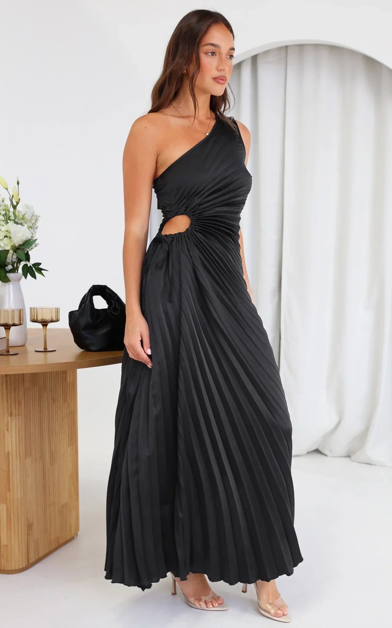 Crimson Éclat Dress