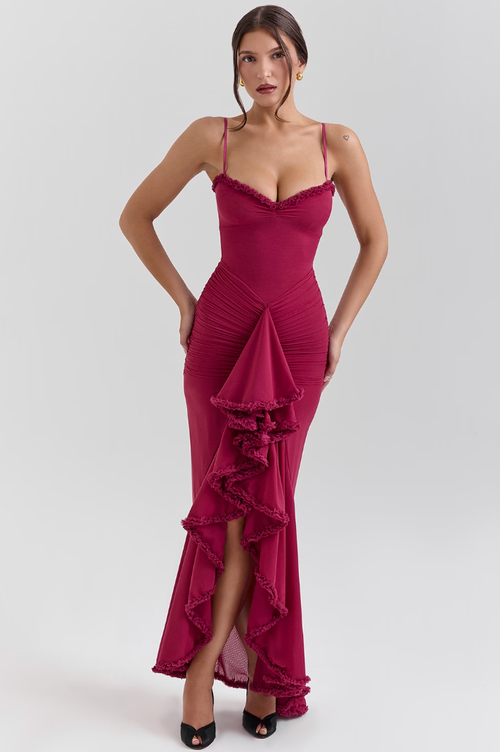 Volant Élégance Dress