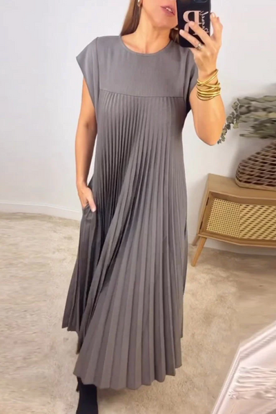 Plissé Drift Dress