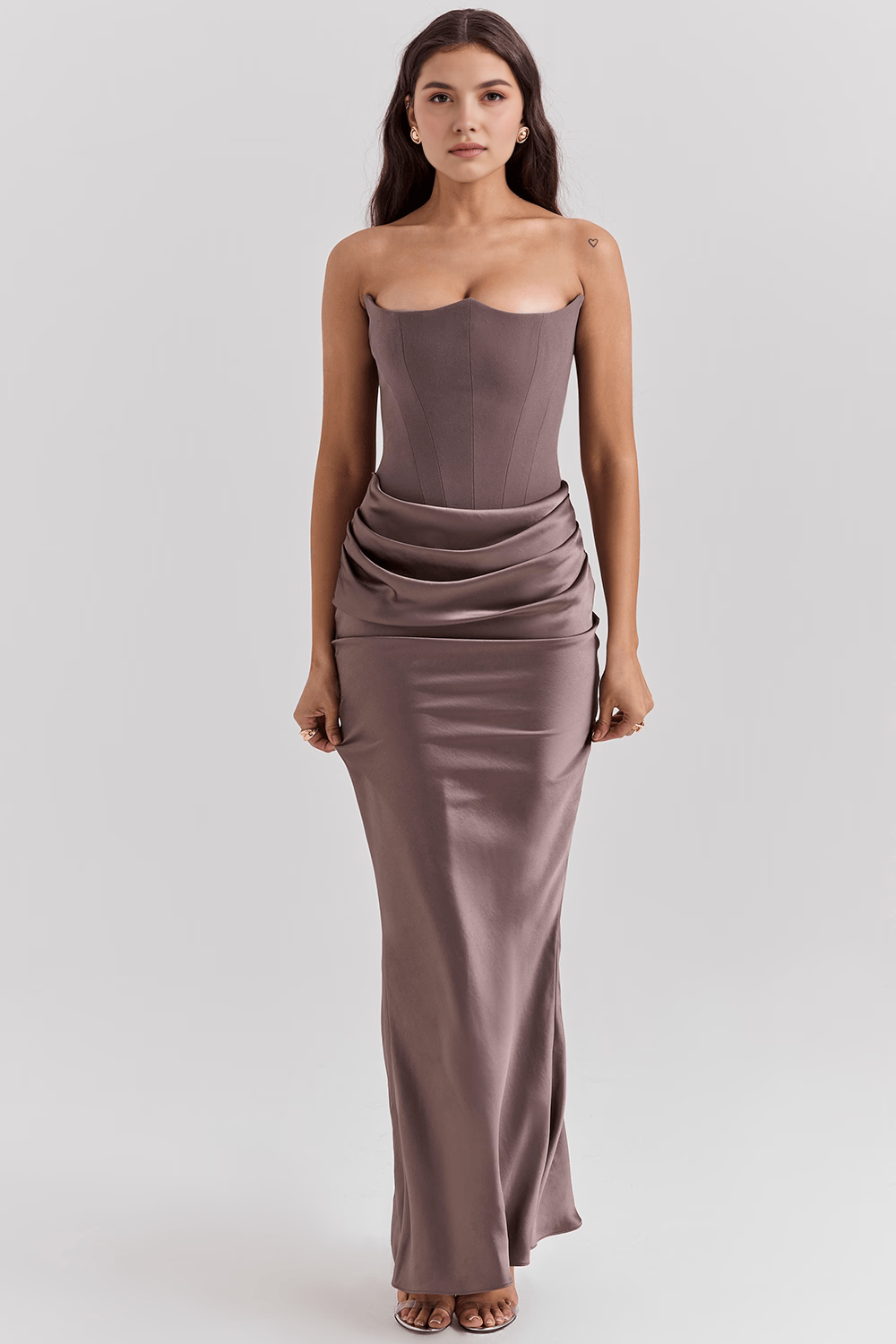 Émeraude Satinée Dress