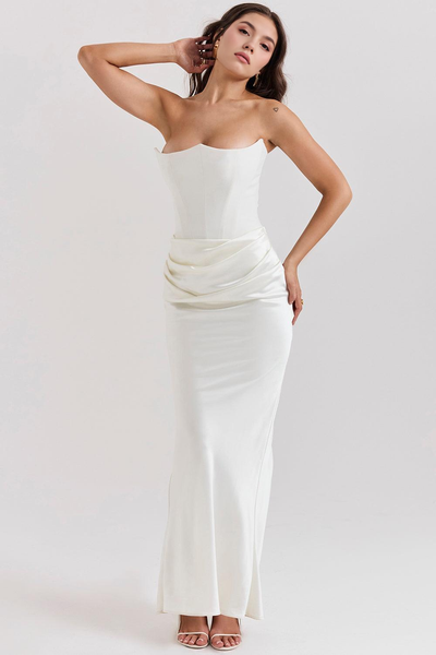 Émeraude Satinée Dress