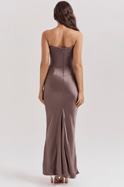 Émeraude Satinée Dress