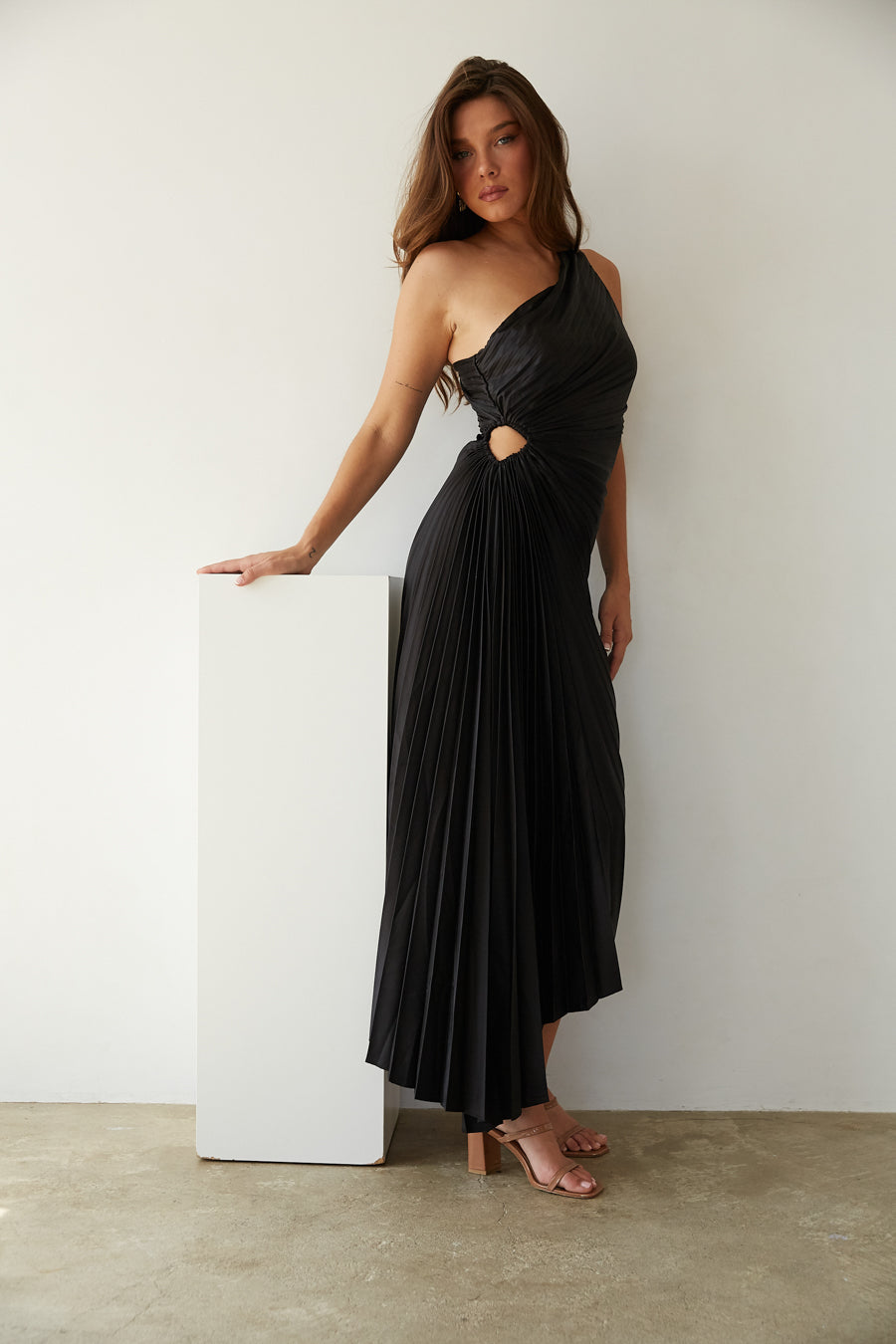 Crimson Éclat Dress