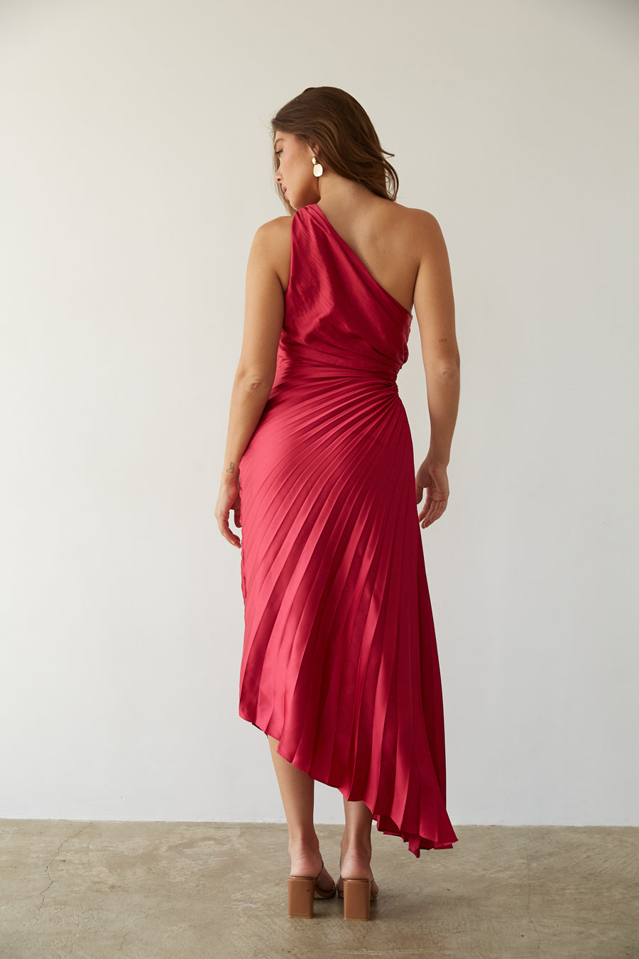 Crimson Éclat Dress